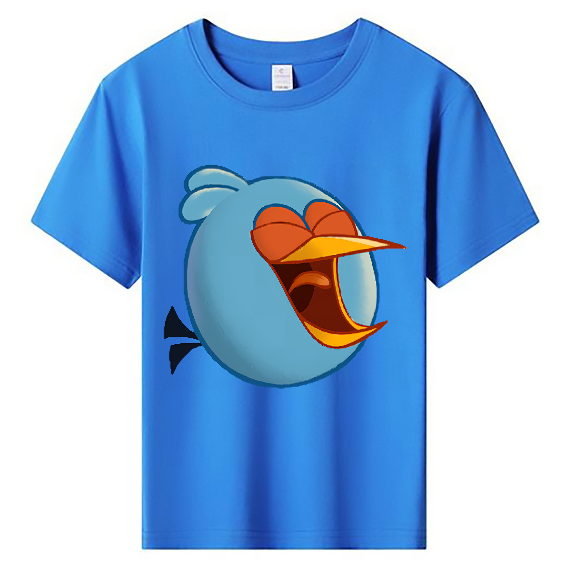 （画像用） Angry Birds アングリーバード 綿100％キッズTシャツ（フロントプリント）
